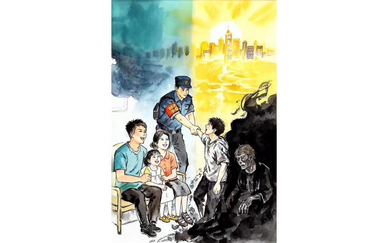 禁毒娃娃｜&ldquo;生命之光&middot;无毒之美&rdquo;  青少年禁毒书画大赛作品选萃（第一期）